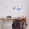Stupell Industries Oval Lavender Blue Abstract 2 pc Wall Plaque Art Set Design by Melissa Wang